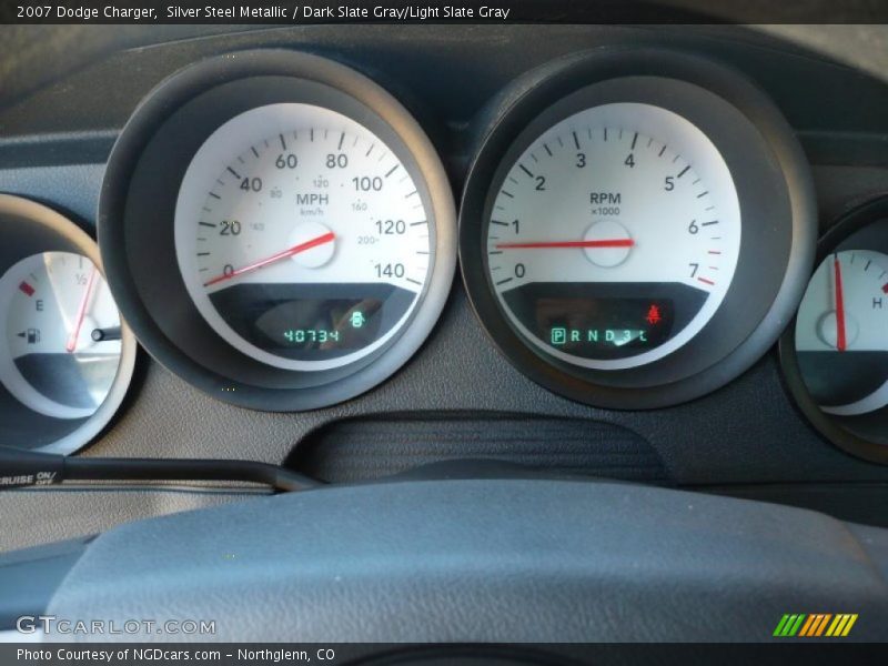 Silver Steel Metallic / Dark Slate Gray/Light Slate Gray 2007 Dodge Charger