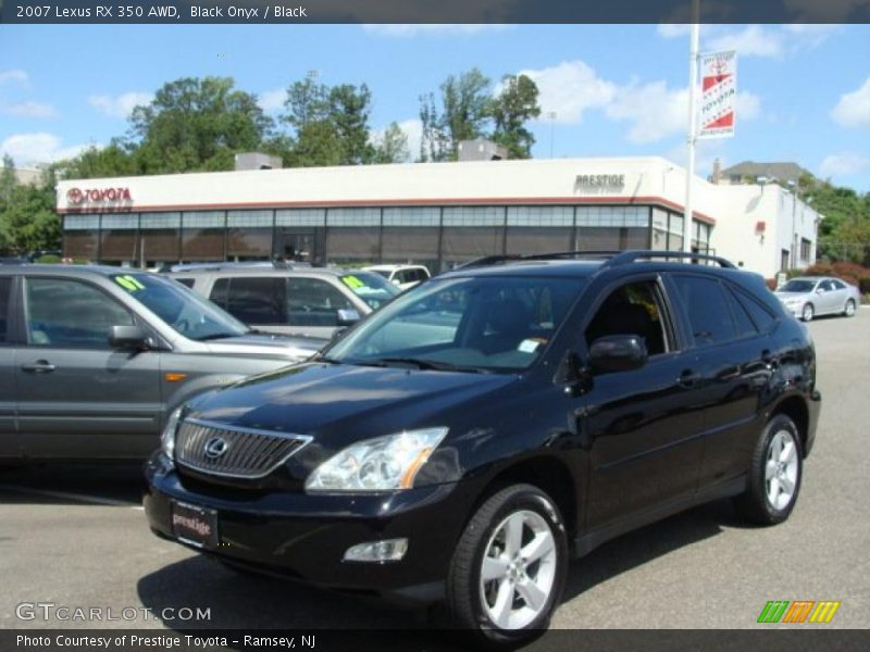 Black Onyx / Black 2007 Lexus RX 350 AWD