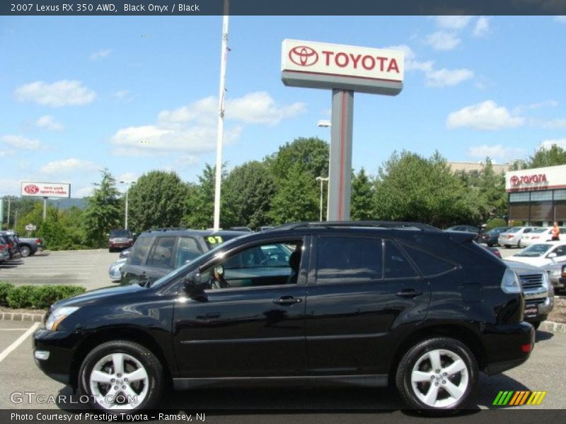 Black Onyx / Black 2007 Lexus RX 350 AWD