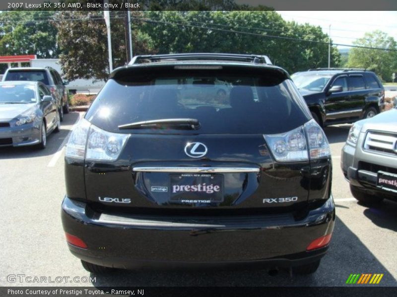Black Onyx / Black 2007 Lexus RX 350 AWD