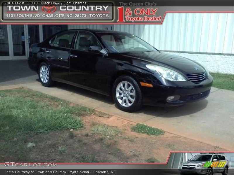 Black Onyx / Light Charcoal 2004 Lexus ES 330