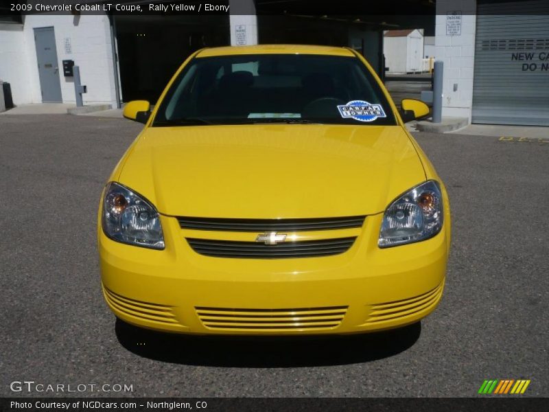 Rally Yellow / Ebony 2009 Chevrolet Cobalt LT Coupe