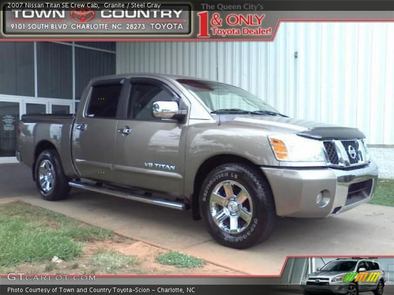 Granite / Steel Gray 2007 Nissan Titan SE Crew Cab