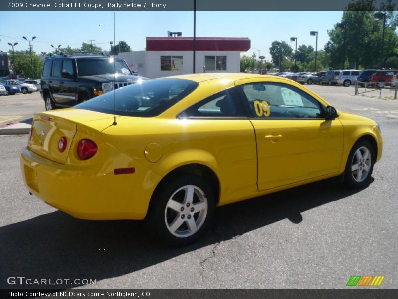 Rally Yellow / Ebony 2009 Chevrolet Cobalt LT Coupe
