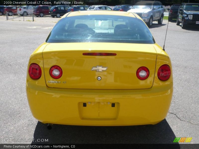 Rally Yellow / Ebony 2009 Chevrolet Cobalt LT Coupe