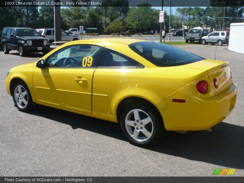 Rally Yellow / Ebony 2009 Chevrolet Cobalt LT Coupe