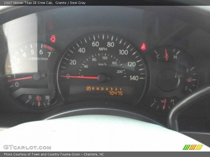 Granite / Steel Gray 2007 Nissan Titan SE Crew Cab