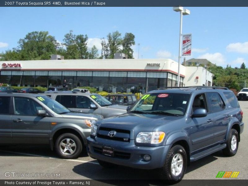 Bluesteel Mica / Taupe 2007 Toyota Sequoia SR5 4WD