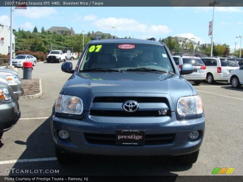 Bluesteel Mica / Taupe 2007 Toyota Sequoia SR5 4WD