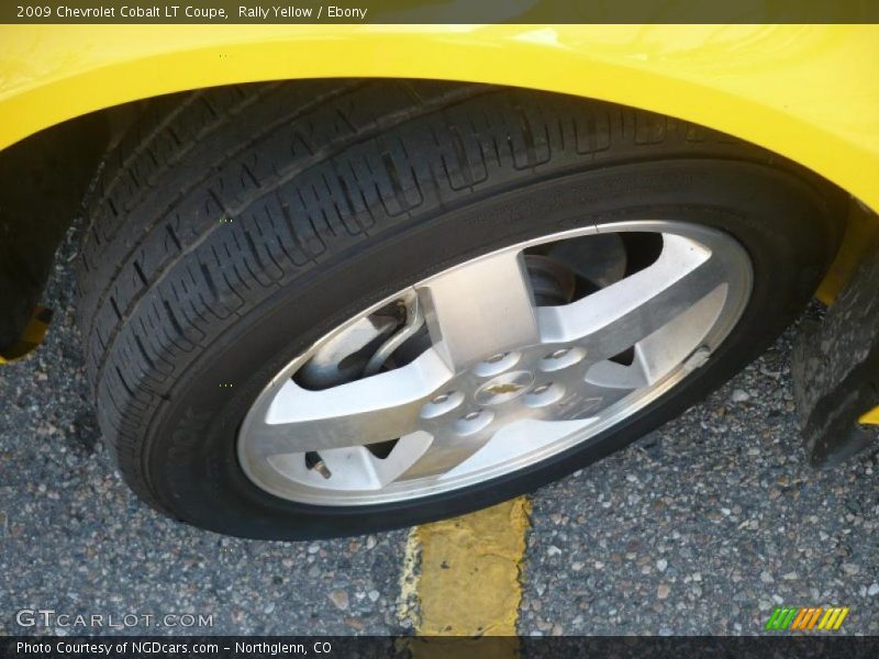 Rally Yellow / Ebony 2009 Chevrolet Cobalt LT Coupe