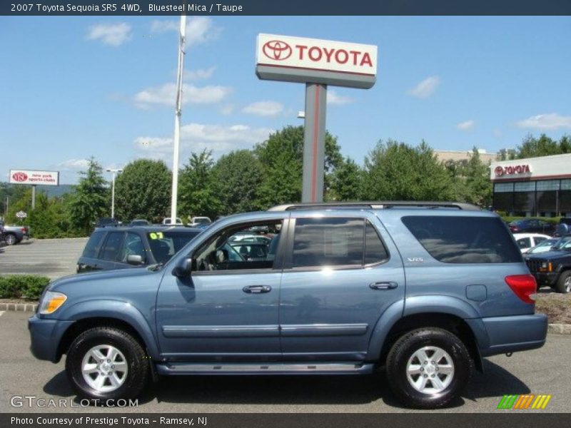 Bluesteel Mica / Taupe 2007 Toyota Sequoia SR5 4WD