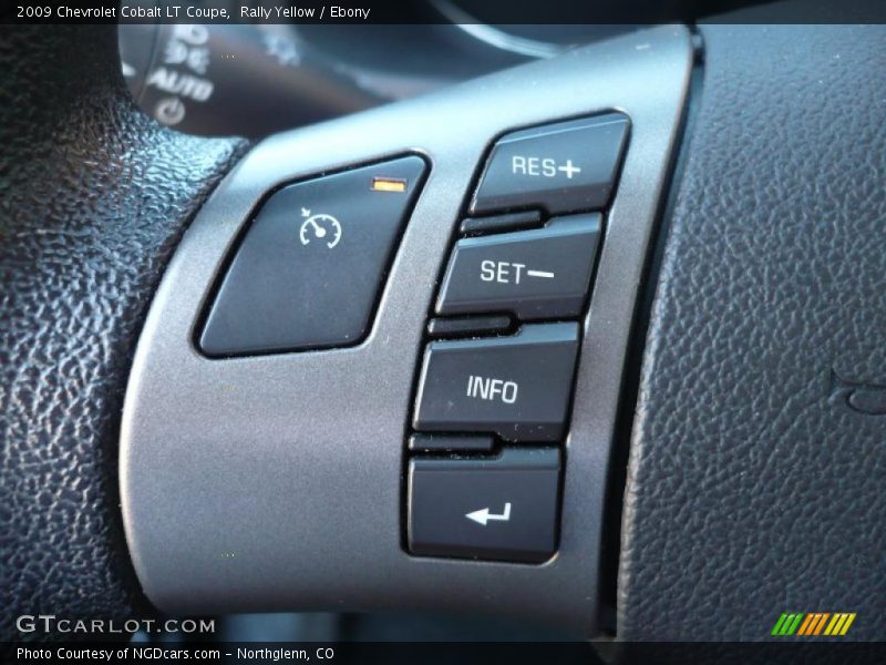 Rally Yellow / Ebony 2009 Chevrolet Cobalt LT Coupe