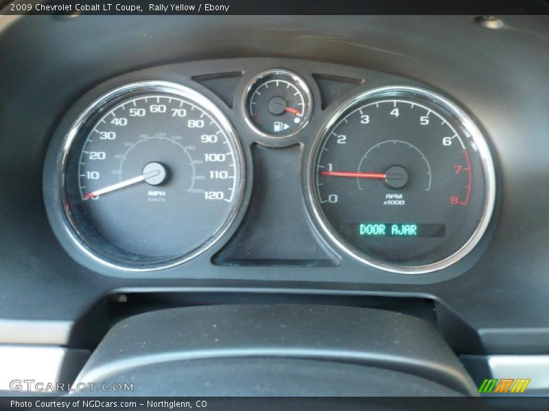 Rally Yellow / Ebony 2009 Chevrolet Cobalt LT Coupe