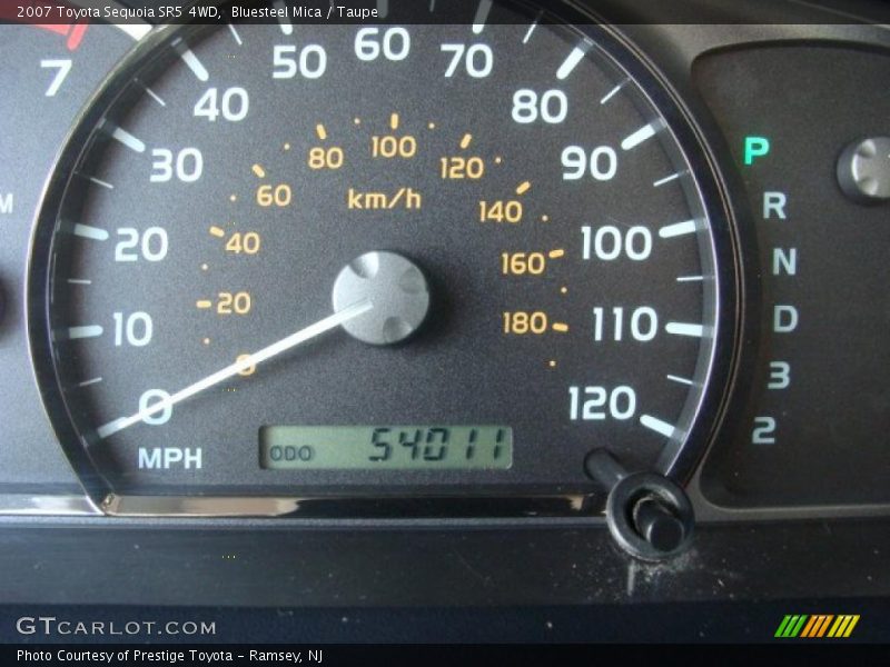 Bluesteel Mica / Taupe 2007 Toyota Sequoia SR5 4WD