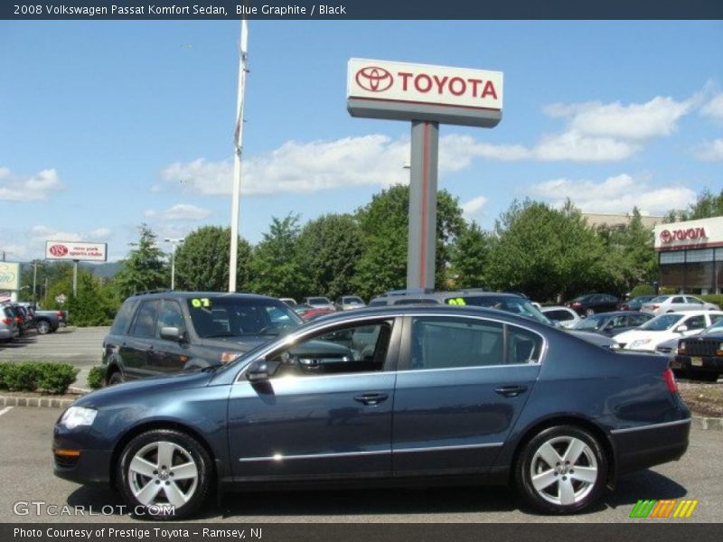 Blue Graphite / Black 2008 Volkswagen Passat Komfort Sedan