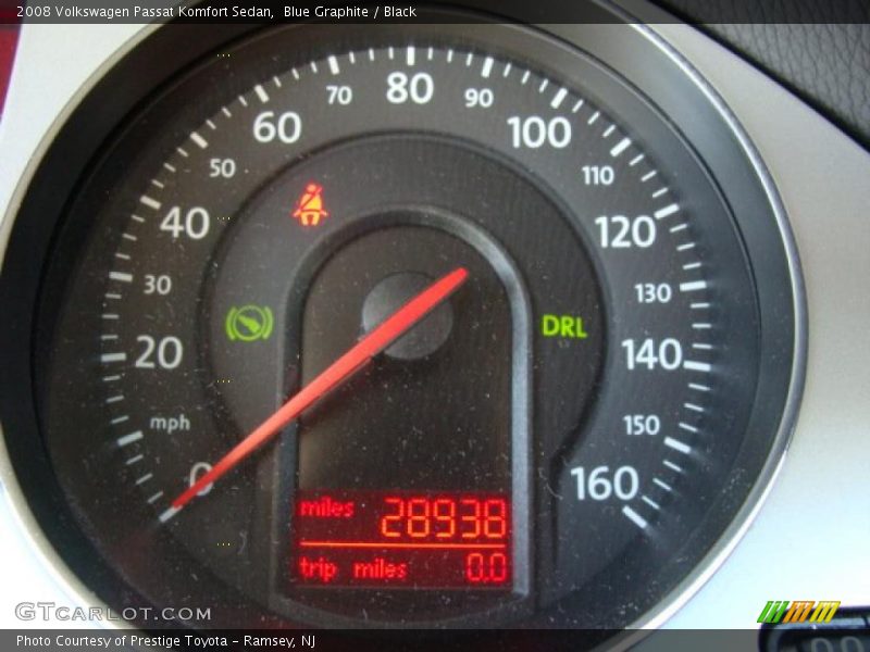 Blue Graphite / Black 2008 Volkswagen Passat Komfort Sedan