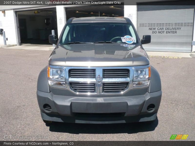 Light Khaki Metallic / Dark Slate Gray/Light Slate Gray 2007 Dodge Nitro SXT 4x4