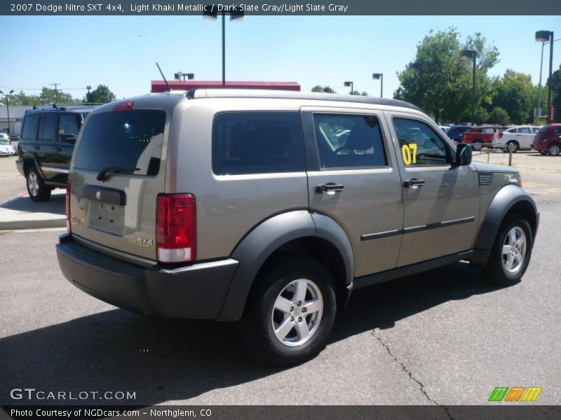 Light Khaki Metallic / Dark Slate Gray/Light Slate Gray 2007 Dodge Nitro SXT 4x4
