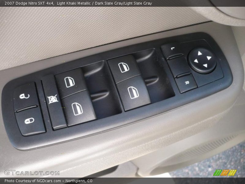 Light Khaki Metallic / Dark Slate Gray/Light Slate Gray 2007 Dodge Nitro SXT 4x4