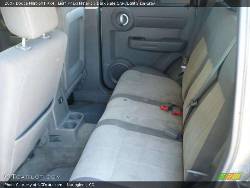 Light Khaki Metallic / Dark Slate Gray/Light Slate Gray 2007 Dodge Nitro SXT 4x4