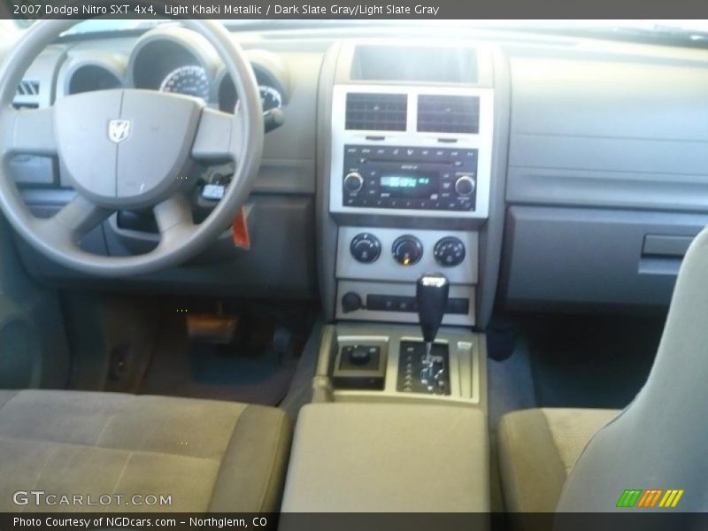 Light Khaki Metallic / Dark Slate Gray/Light Slate Gray 2007 Dodge Nitro SXT 4x4