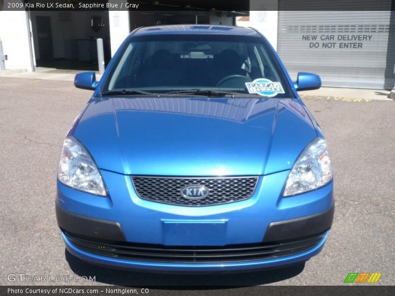 Sapphire Blue / Gray 2009 Kia Rio LX Sedan