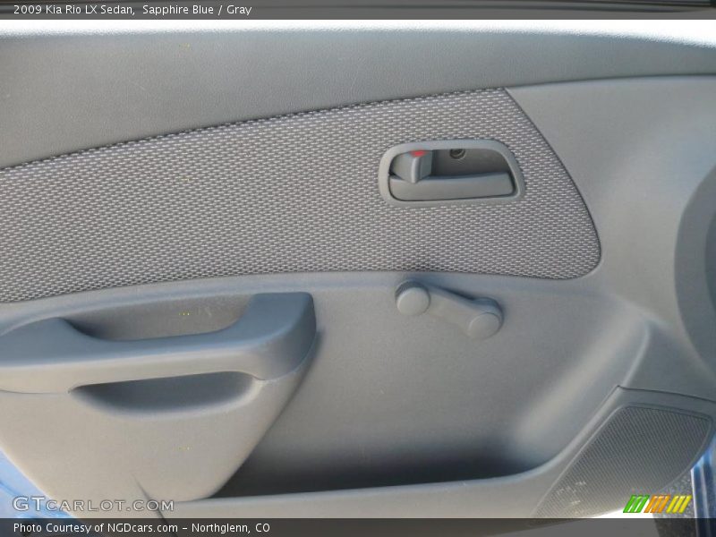 Sapphire Blue / Gray 2009 Kia Rio LX Sedan