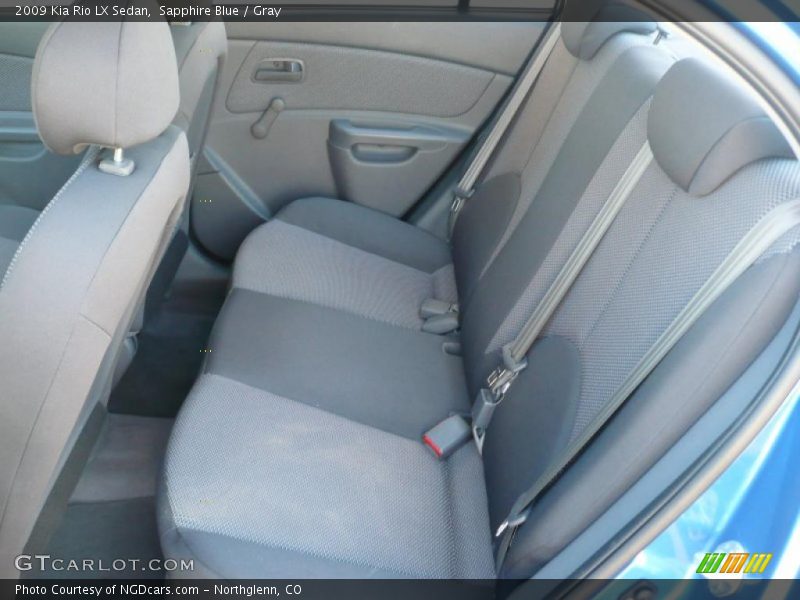 Sapphire Blue / Gray 2009 Kia Rio LX Sedan