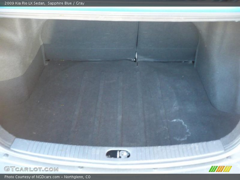 Sapphire Blue / Gray 2009 Kia Rio LX Sedan