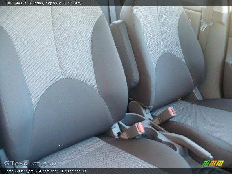 Sapphire Blue / Gray 2009 Kia Rio LX Sedan