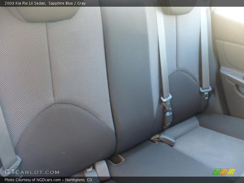 Sapphire Blue / Gray 2009 Kia Rio LX Sedan