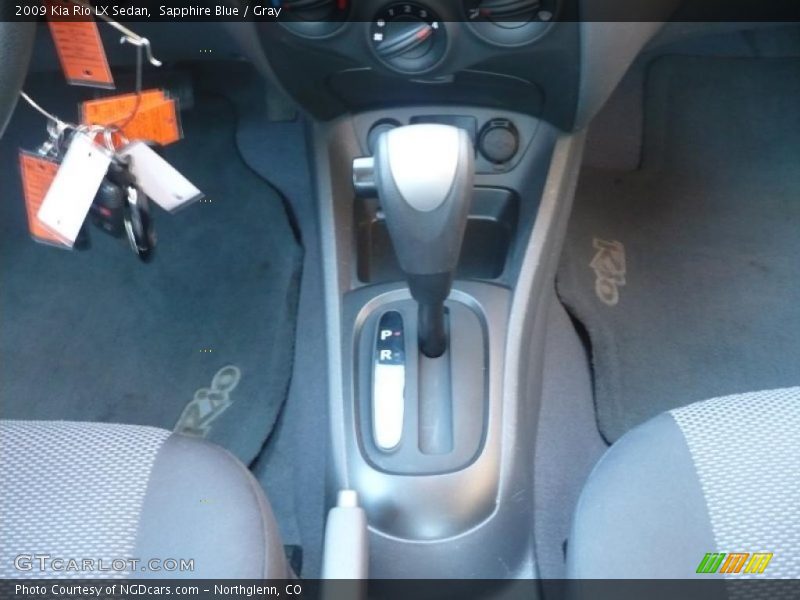 Sapphire Blue / Gray 2009 Kia Rio LX Sedan