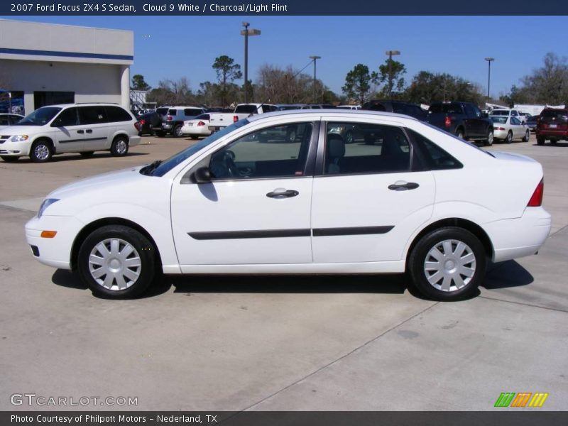 Cloud 9 White / Charcoal/Light Flint 2007 Ford Focus ZX4 S Sedan