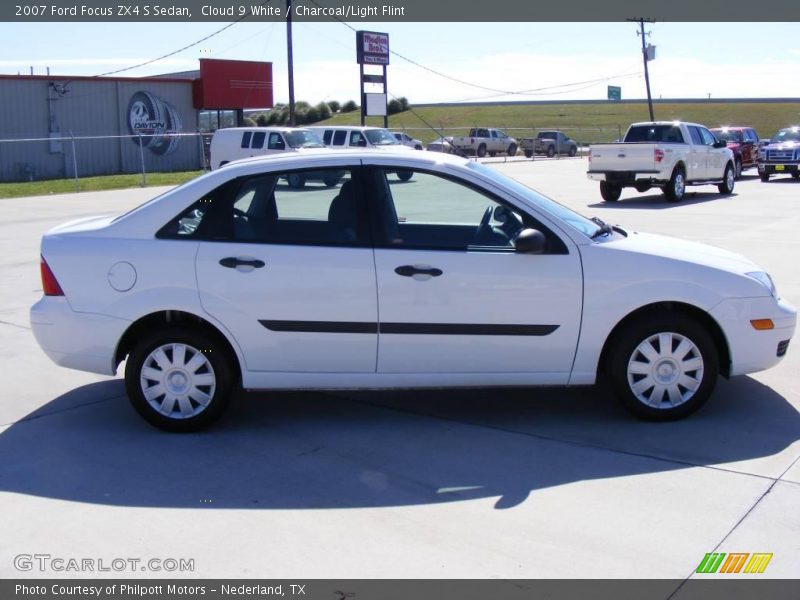 Cloud 9 White / Charcoal/Light Flint 2007 Ford Focus ZX4 S Sedan