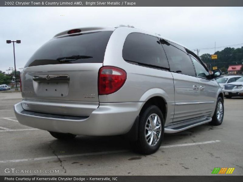 Bright Silver Metallic / Taupe 2002 Chrysler Town & Country Limited AWD