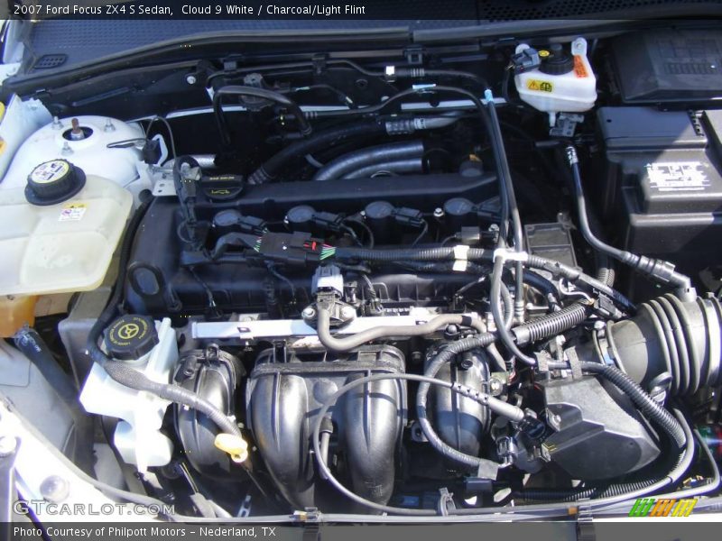 Cloud 9 White / Charcoal/Light Flint 2007 Ford Focus ZX4 S Sedan