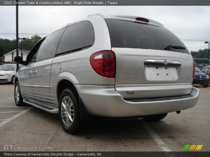 Bright Silver Metallic / Taupe 2002 Chrysler Town & Country Limited AWD