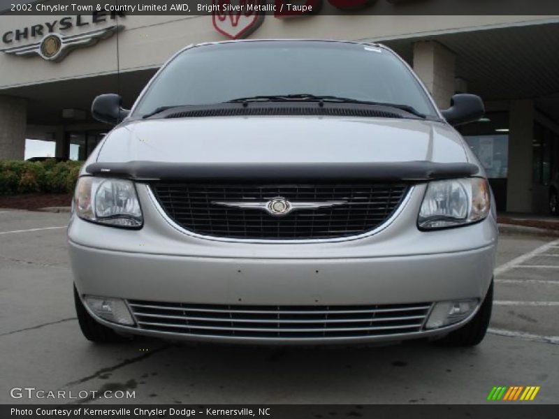 Bright Silver Metallic / Taupe 2002 Chrysler Town & Country Limited AWD