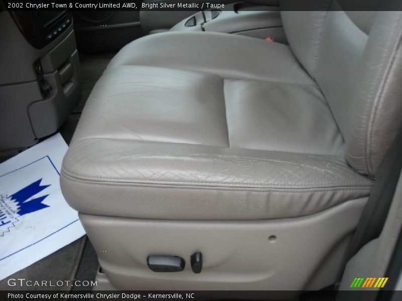 Bright Silver Metallic / Taupe 2002 Chrysler Town & Country Limited AWD