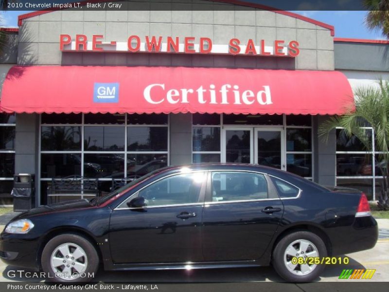 Black / Gray 2010 Chevrolet Impala LT