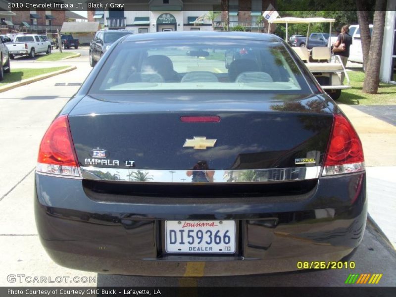Black / Gray 2010 Chevrolet Impala LT