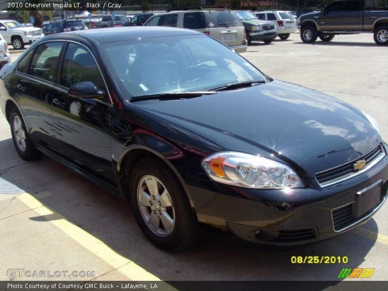 Black / Gray 2010 Chevrolet Impala LT