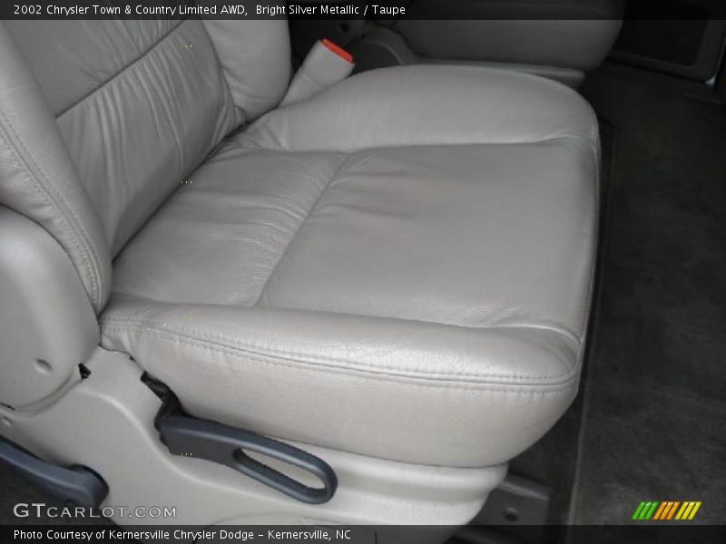 Bright Silver Metallic / Taupe 2002 Chrysler Town & Country Limited AWD