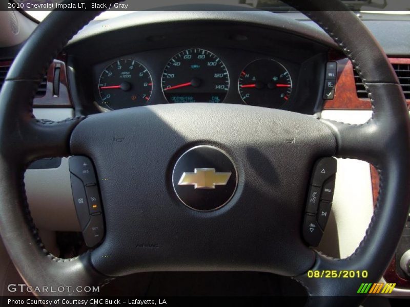 Black / Gray 2010 Chevrolet Impala LT