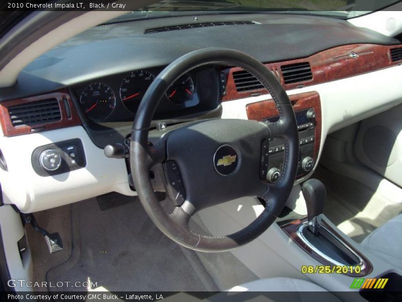 Black / Gray 2010 Chevrolet Impala LT