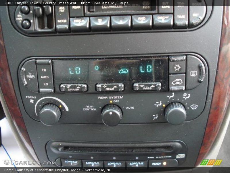 Bright Silver Metallic / Taupe 2002 Chrysler Town & Country Limited AWD