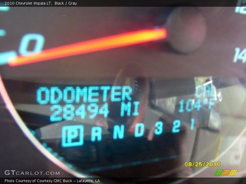 Black / Gray 2010 Chevrolet Impala LT