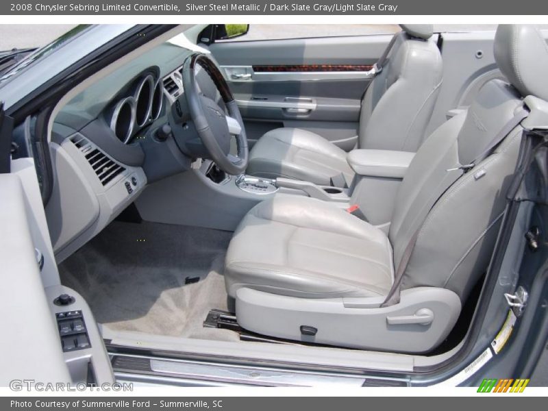 Silver Steel Metallic / Dark Slate Gray/Light Slate Gray 2008 Chrysler Sebring Limited Convertible