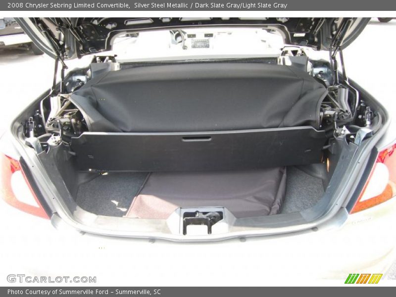 Silver Steel Metallic / Dark Slate Gray/Light Slate Gray 2008 Chrysler Sebring Limited Convertible