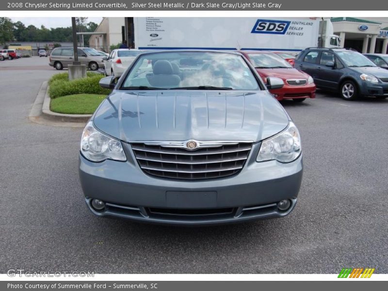 Silver Steel Metallic / Dark Slate Gray/Light Slate Gray 2008 Chrysler Sebring Limited Convertible